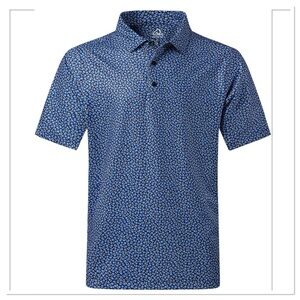 DEOLAX Men’s Polo / Golf Shirt Dry Fit, NWOT, Size Large